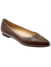 Trotters Estee Ballet Flat In Brown