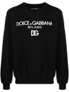 Dolce & Gabbana Logo-print Sweatshirt In Black