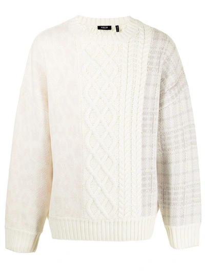 Five Cm Cable-knit Jumper In White