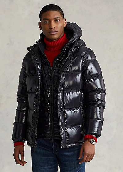 Ralph Lauren Water-repellent Down Jacket In Polo Black | ModeSens