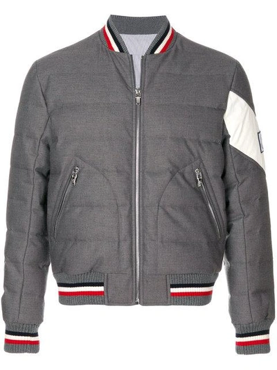 Moncler Padded Bomber Jacket - Grey