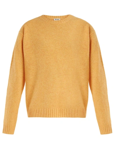 Acne Studios Samara Wool Sweater In Orange