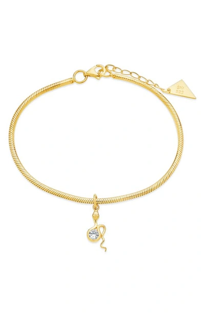 Sterling Forever Women's Lindie Bracelet In Gold