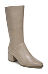 Franco Sarto Jaxine Mid Shaft Boots Women's Shoes In Smokey Taupe Leather