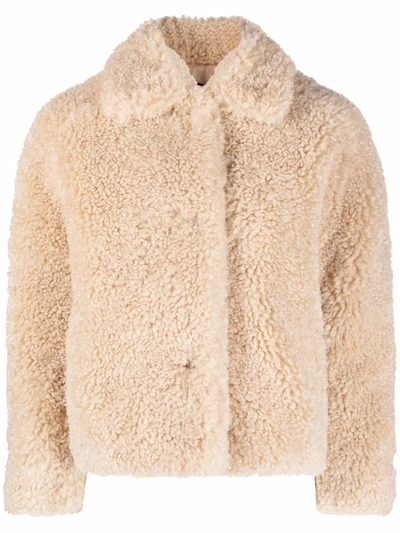 Rag & Bone Hesper Front Fastening Jacket In Neutrals