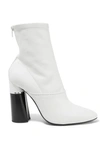 3.1 Phillip Lim Kyoto Leather Sock Boots In White