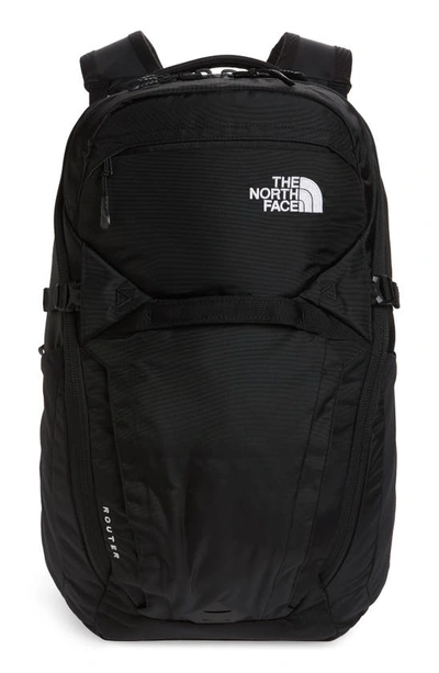 The North Face Router Backpack In Tnf Black