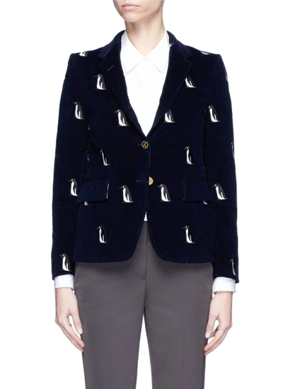 Thom Browne Unconstructed High Armhole Sport Coat In Fine
