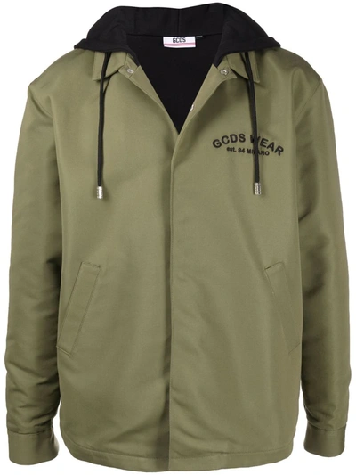 Gcds Looney Tunes Go Vegan Cotton Jacket In Green