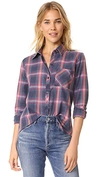 Rails Hunter Plaid Shirt In Storm Pink Cloud Wash