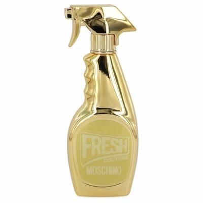 Moschino Mens Fresh Couture Gold Edp Spray 3.4 oz (tester) Fragrances 8011003838226 In Gold Tone,white