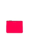 Comme Des Garçons Wallet With Color-block Design In Yellow & Orange