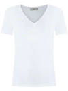 Egrey V Neck T-shirt In White