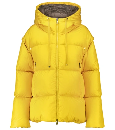 Moncler Down-filled Asaret Jacket In Yellow