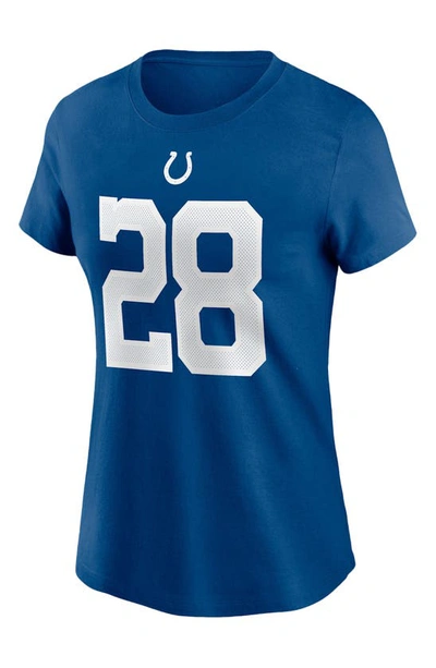 Nike Women's Jonathan Taylor Royal Indianapolis Colts Name Number T-shirt