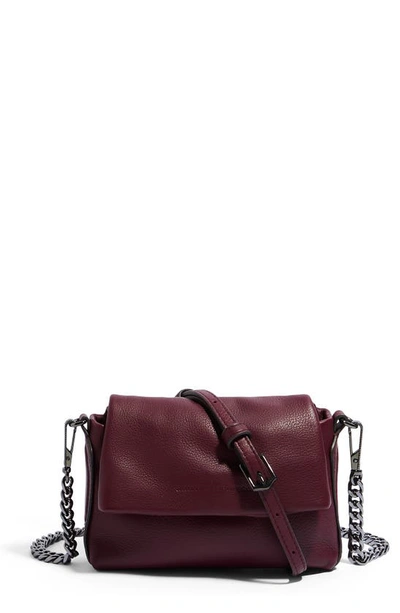 Aimee Kestenberg Nordy Leather Mini Crossbody Bag In Oxblood