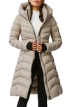 Soia & Kyo Lita Sustainable Lightweight Long Down Coat In Fawn