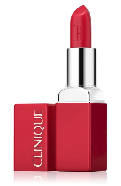 Clinique Even Better Pop Lip Color Lipstick & Blush In 05 Red Carpet