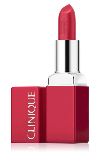 Clinique Even Better Pop Lip Color Lipstick & Blush In 06 Red-y To Wear