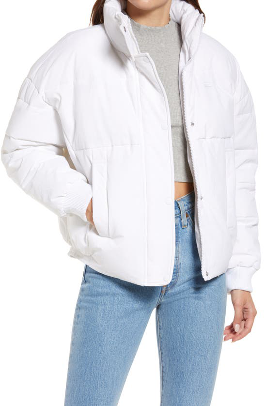 Levi's Puffer Jacket In White | ModeSens