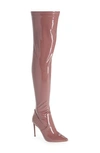 Steve Madden Viktory Over The Knee Boot In Mauve Pat