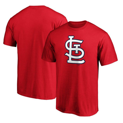 Fanatics Men's Red St. Louis Cardinals Official Logo T-shirt