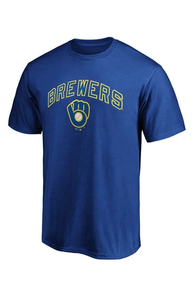 Fanatics Men's Royal Milwaukee Brewers Cooperstown Collection Team Wahconah T-shirt