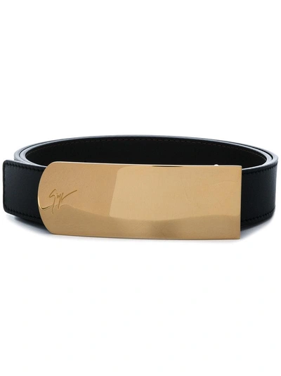 Giuseppe Zanotti Lane Belt In Black