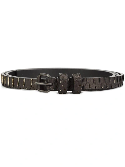 Haider Ackermann Textured Belt