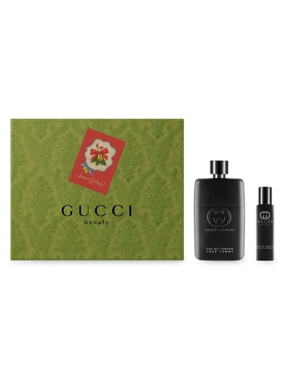 Gucci Guilty Pour Homme 2-piece Eau De Parfum Holiday Set In Green