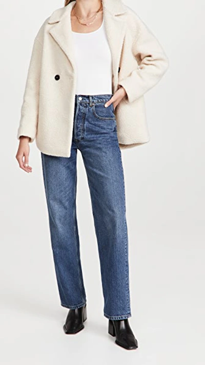 Harris Wharf London Women Dropped Shoulder D.b. Jacket