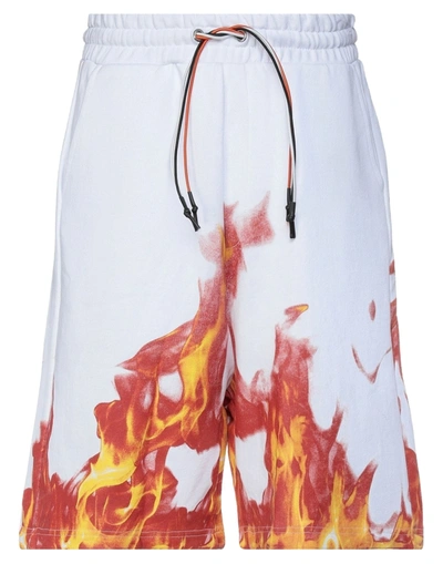 Ihs Man Shorts & Bermuda Shorts White Size Xxl Cotton