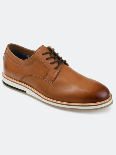 Thomas & Vine Thomas And Vine Glover Plain Toe Derby In Cognac