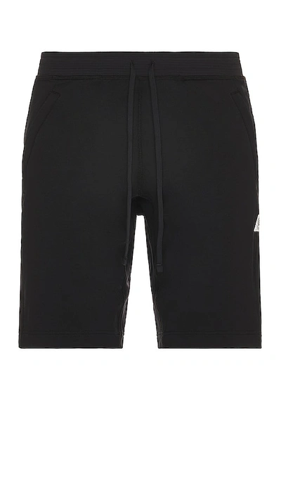 Reigning Champ Short Poloartech Power Stretch Pro In Black