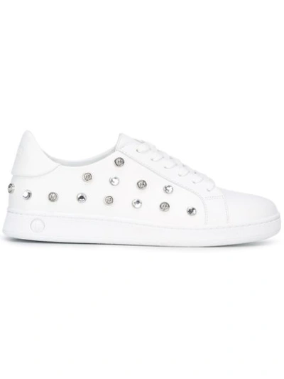 Versus Lion Studs Trainers In White