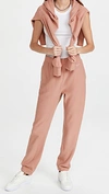 Rag & Bone City Organic Cotton Sweatpants In Mauvdout