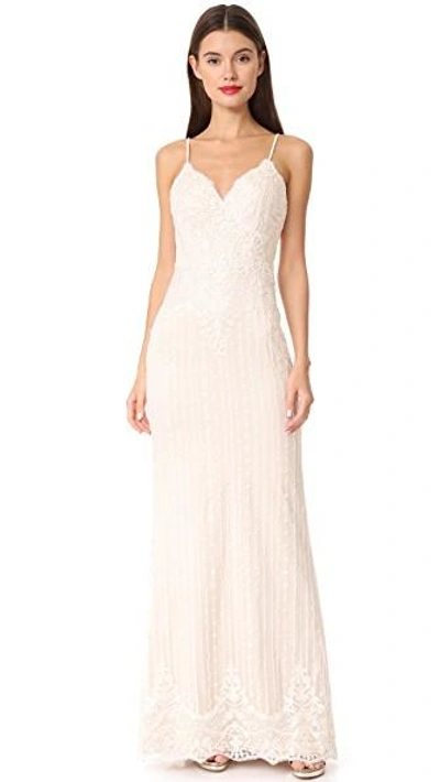 Catherine Deane Janie Gown In Ivory/champagne