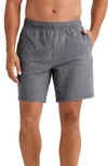 Rhone Reign Midweight Performance Athletic Shorts In Charcoal Heather