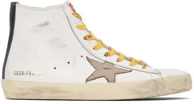 Golden Goose White & Black Francy Classic High-top Sneakers