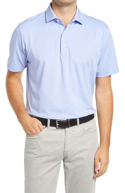 Johnnie-o Birdie Classic Fit Performance Polo In Plum Crazy
