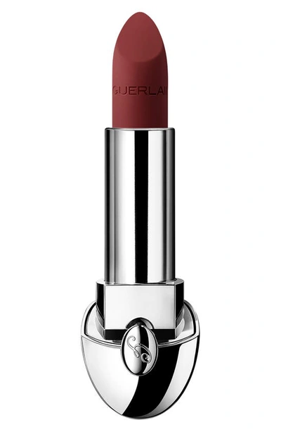 Guerlain Rouge G Refillable Lipstick 910 0.12 oz/ 3.5 G In Black Red