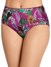 Jockey Women's No Panty Line Hip Brief Underwear 1372 In Tiger Palm