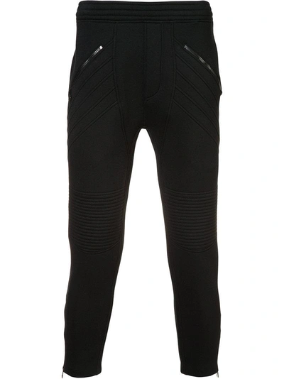 Neil Barrett Cropped Trousers In Black