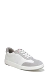 Naturalizer Evin-lace Sneakers Women's Shoes In White Grey Leather/suede/fabric