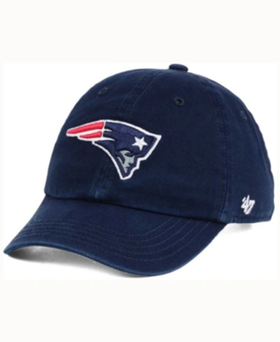 47 Brand Kids' Big Boys And Girls New England Patriots Basic Mvp Cap In Navy