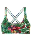 Amir Slama Embroidered Bikini Top