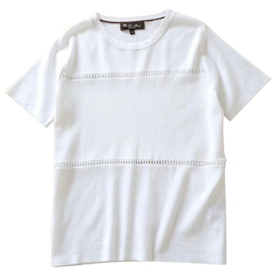 Pre-owned Loro Piana T-shirt In White