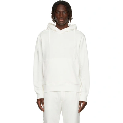 Craig Green Laced Cotton Hoodie In White/ White
