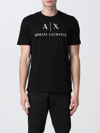Armani Exchange T-shirt With Ax Logo In Black