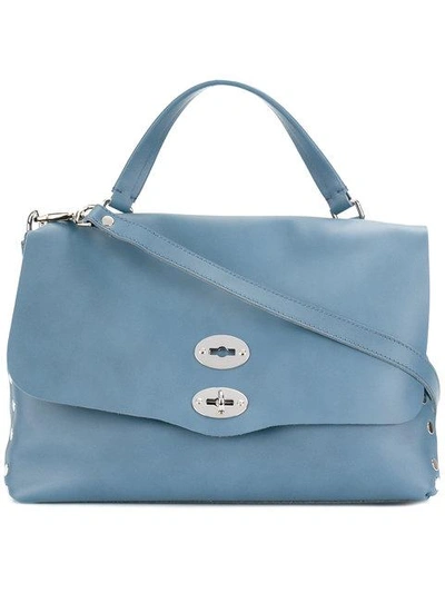 Zanellato Medium Original Tote Bag - Blue